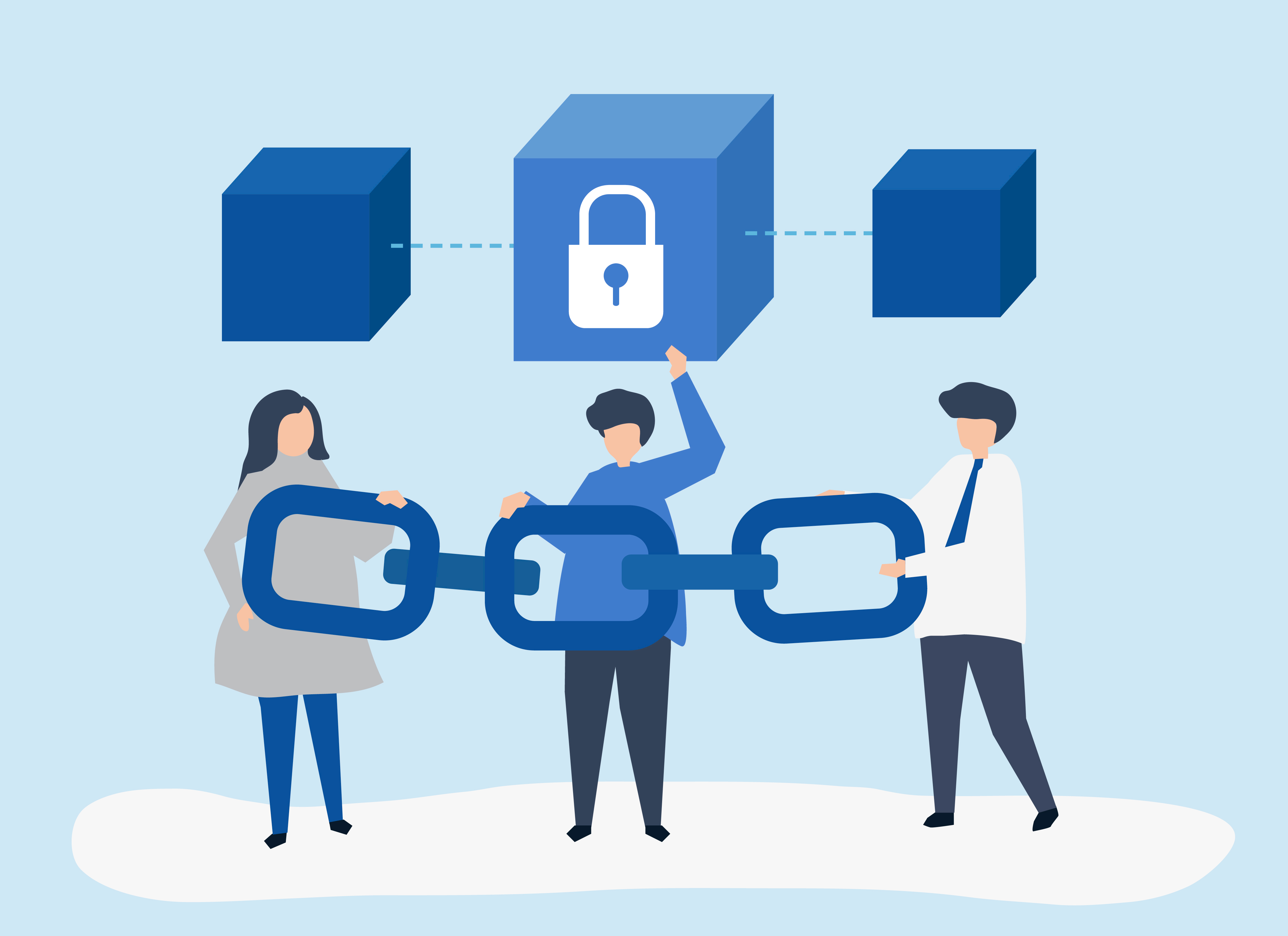 blockchain for data security