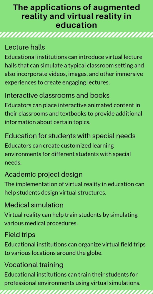 virtual reality in education