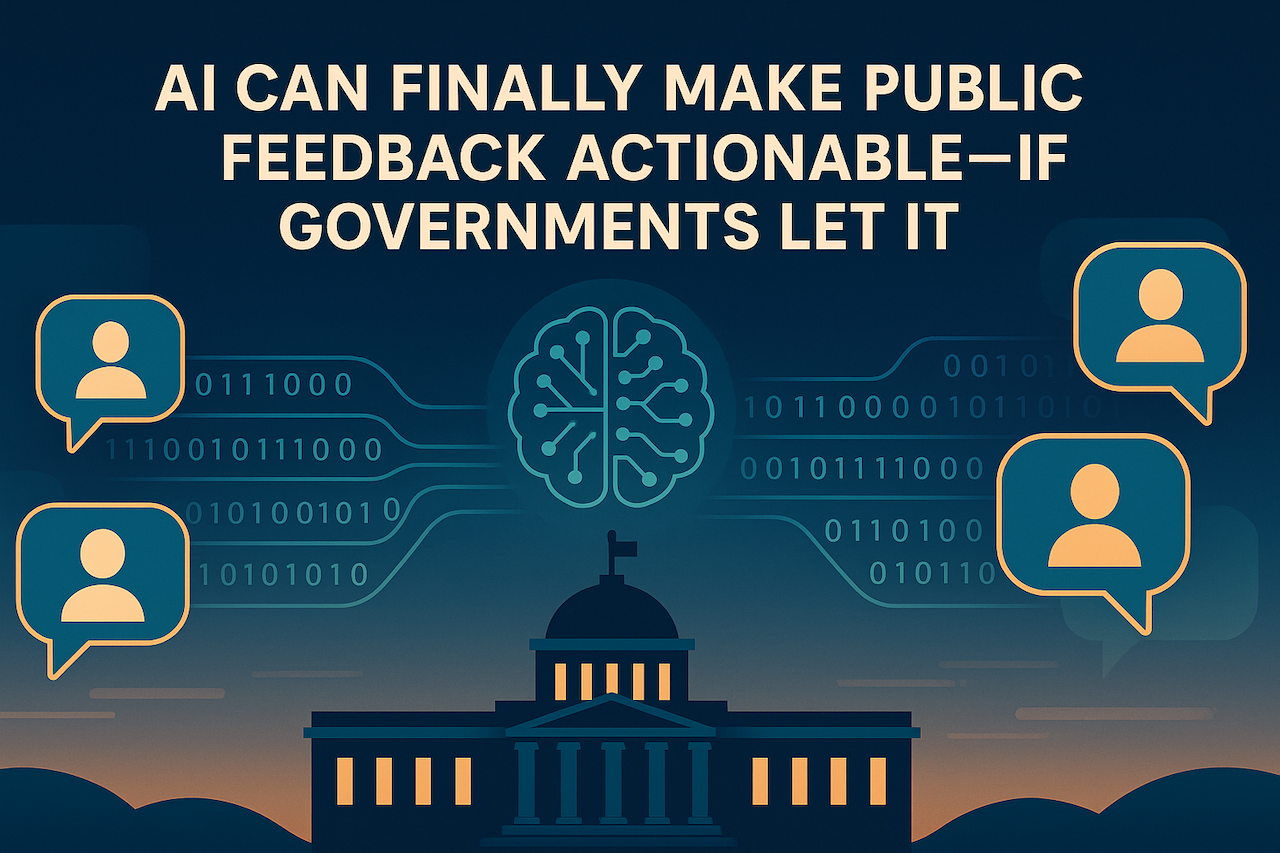 Image showcasing AI Public Feedback Analysis for Governments | Allerin